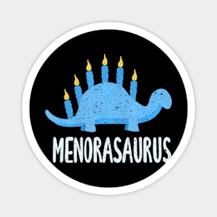 Menorawrsaurus Dinosaur Hanukkah Magnet